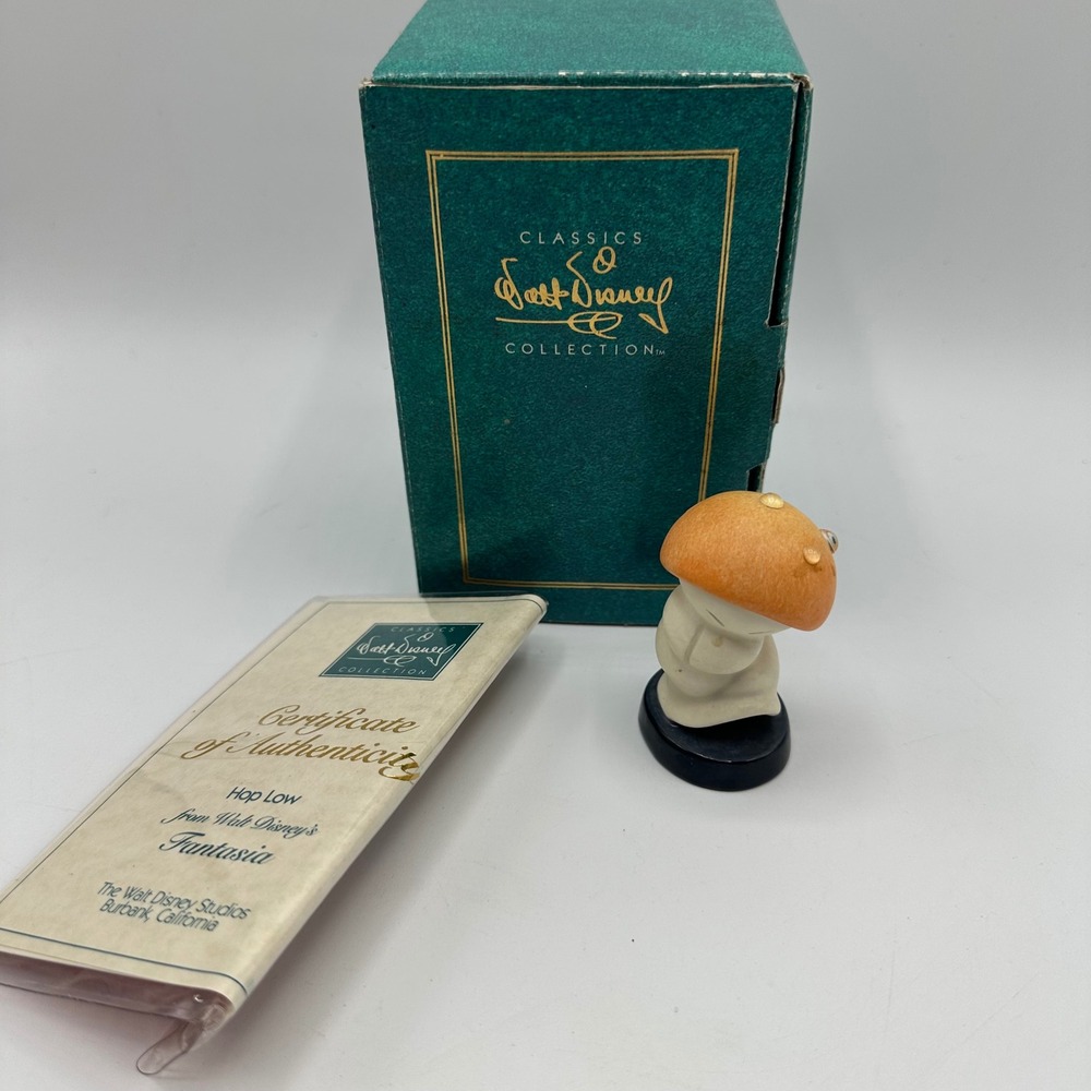 WDCC Disney Fantasia Hop Low Mushroom Figurine with Box and COA